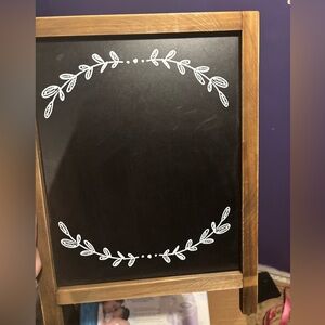 Chalk board prop